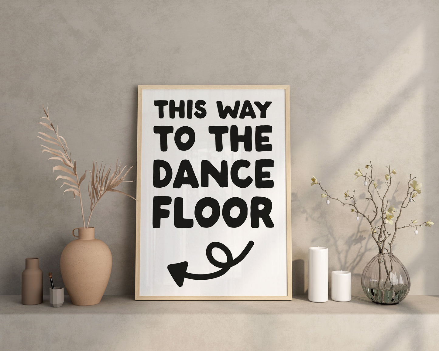 This Way to the Dance Floor Print