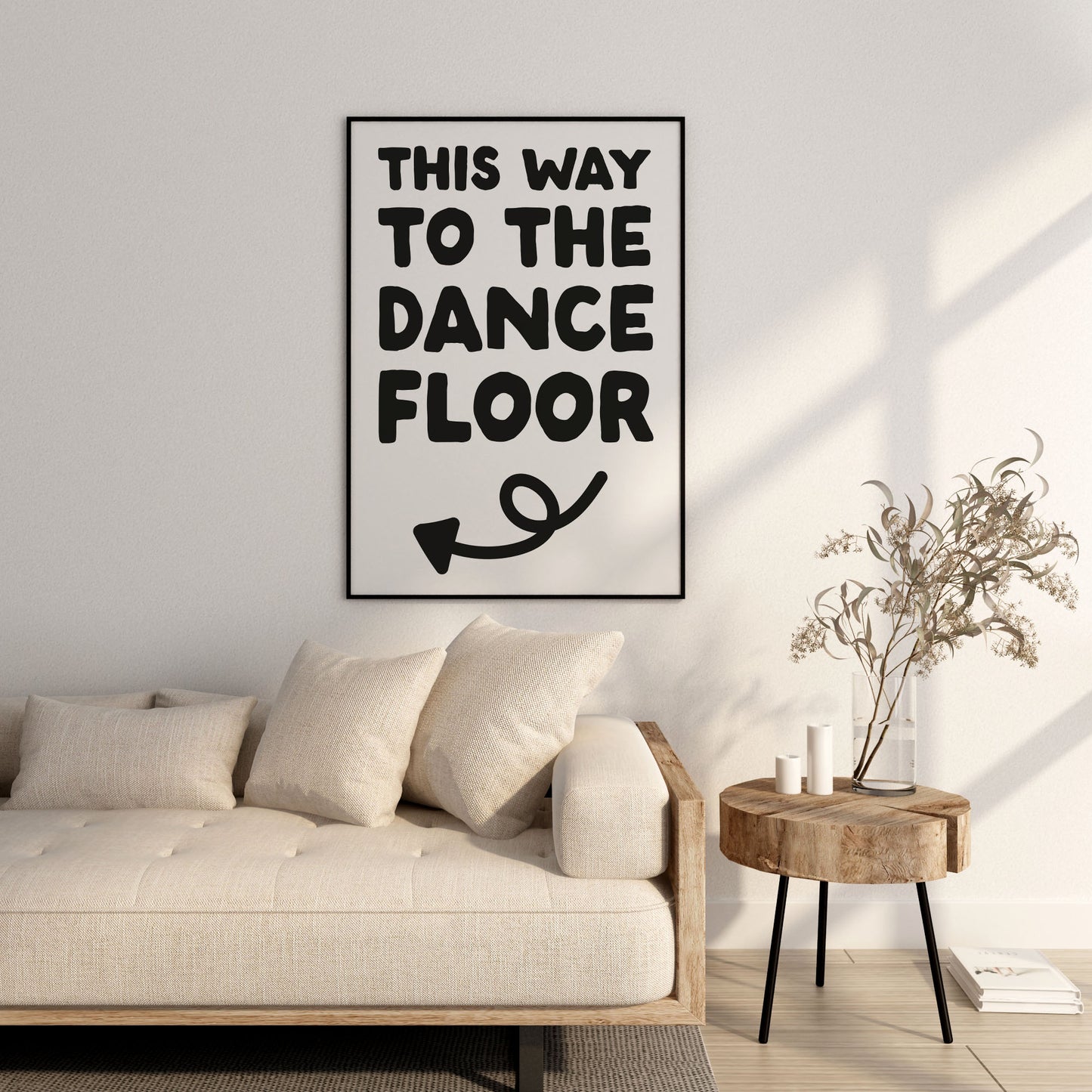 This Way to the Dance Floor Print