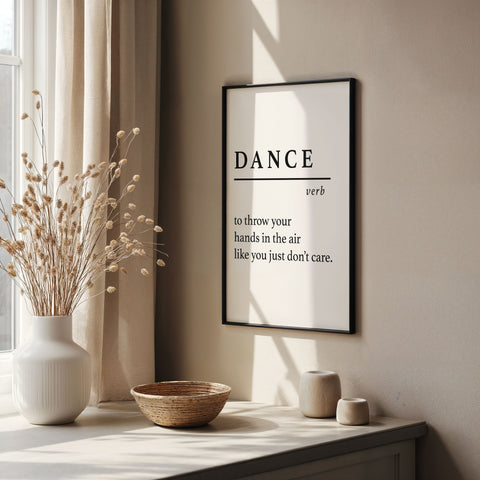 Dance Definition print