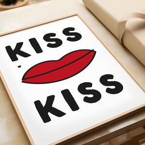 Kiss Kiss Print