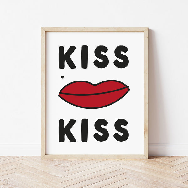 Kiss Kiss Print