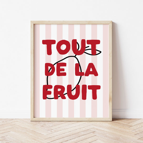 Tout De La Fruit Print