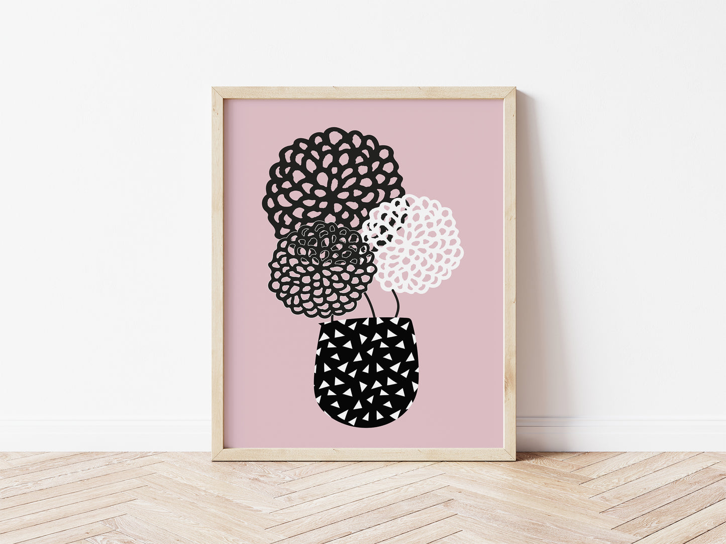 Hydrangeas Print - pink