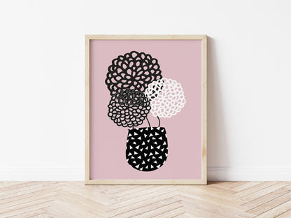 Hydrangeas Print - pink