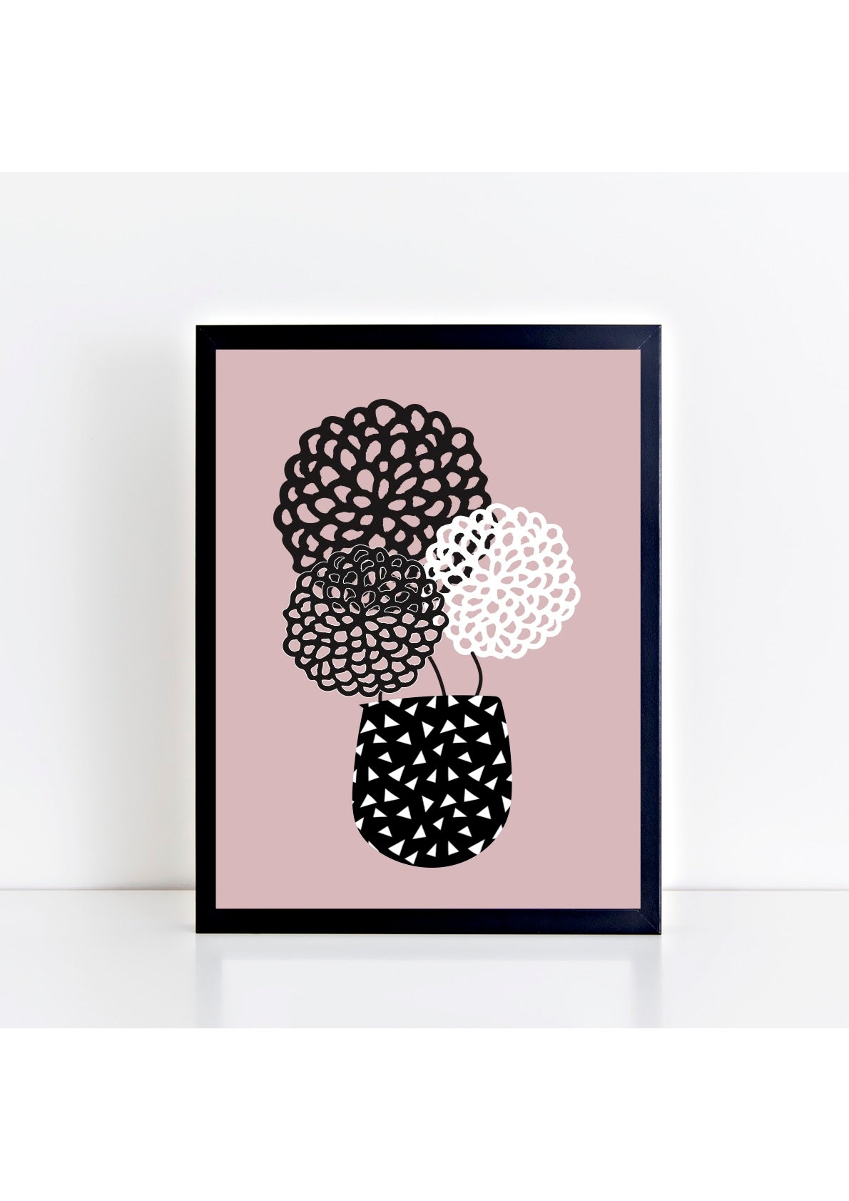 Hydrangeas Print - pink