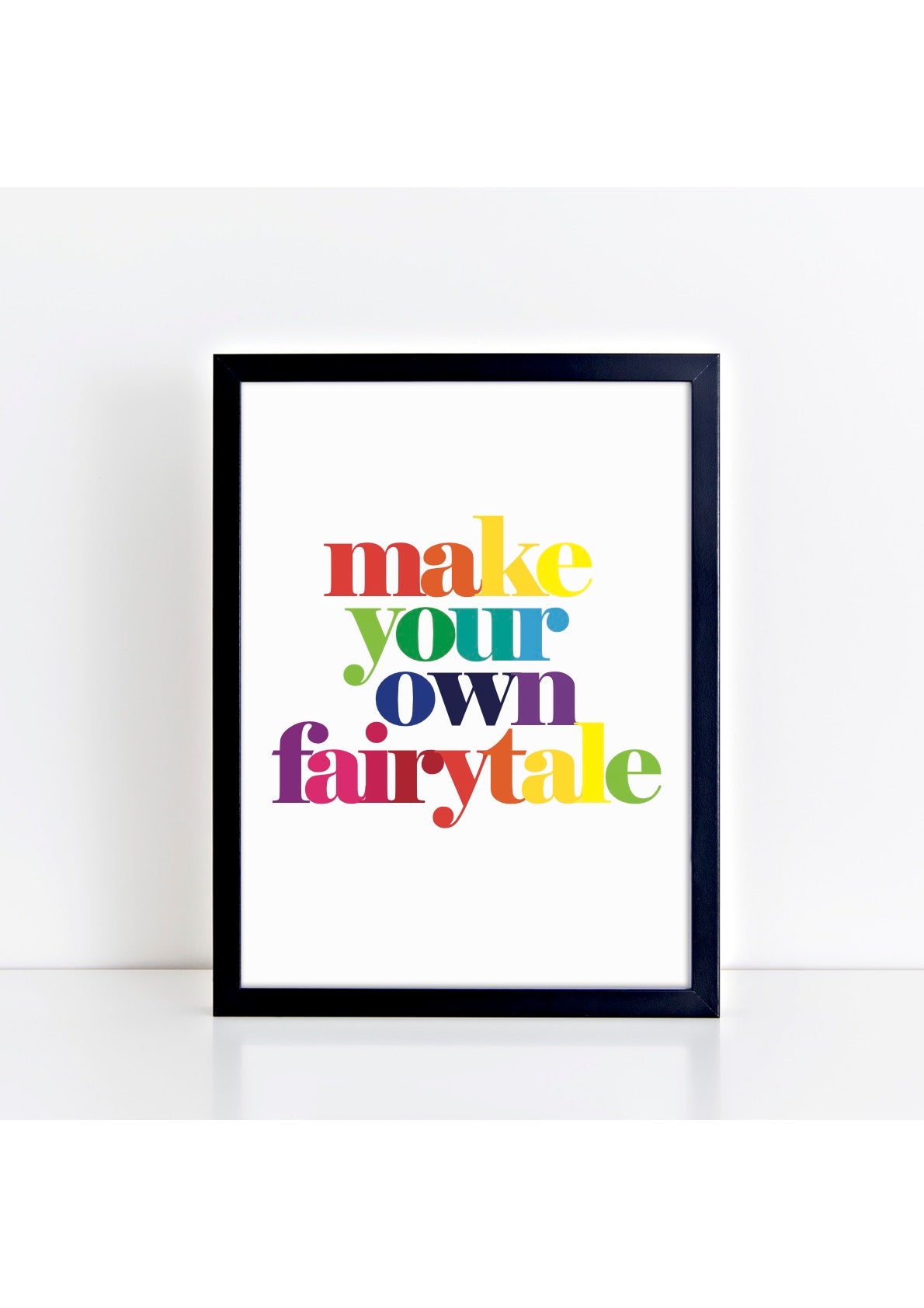 Make Your Own Fairytale Print - rainbow